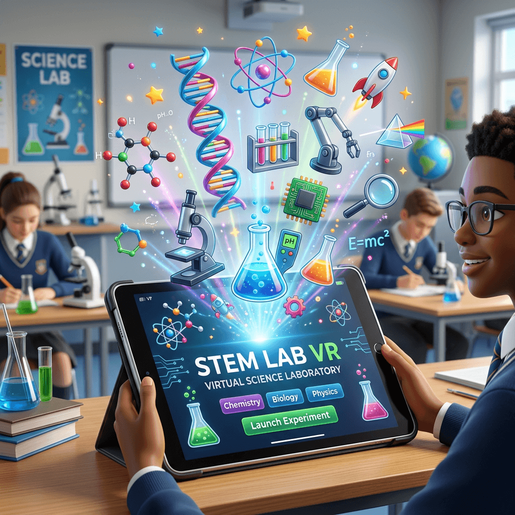 Virtual Science Lab Tablet
